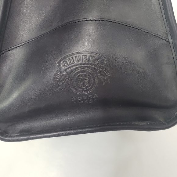 Ghurka Rover No. 66 handbag blue Navy Leather - Picture 5 of 13